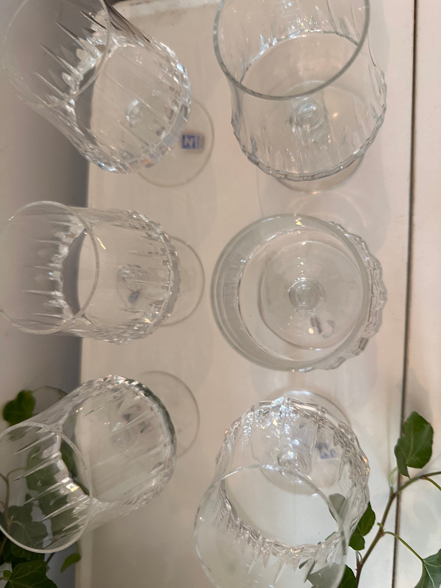 Set van 6 kristallen glazen van Zwiesel