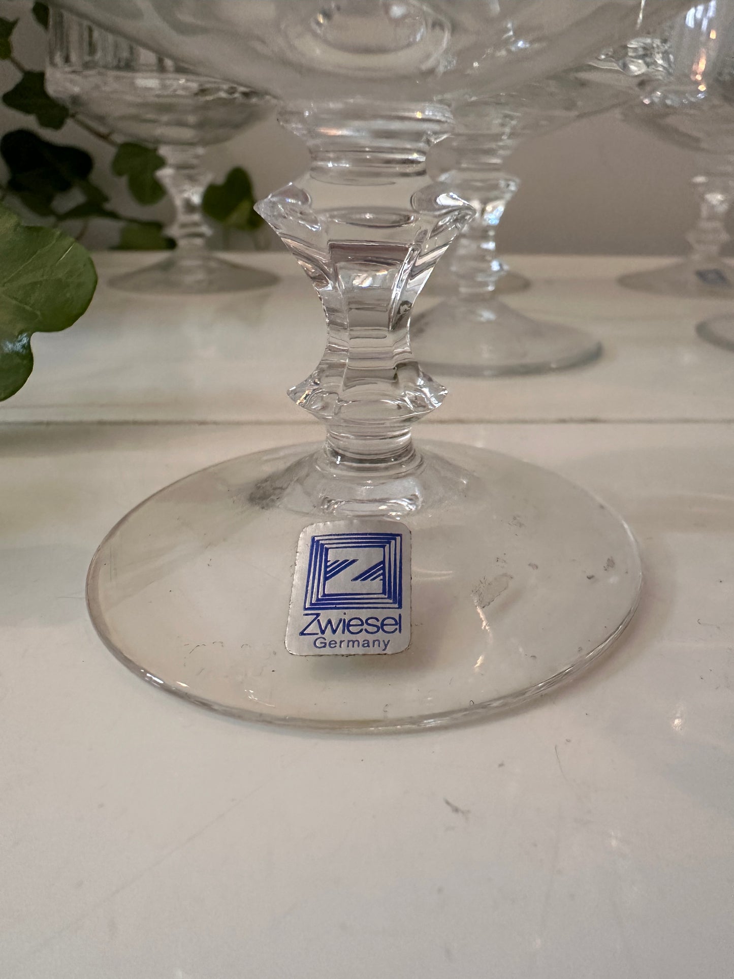 Set van 6 kristallen glazen van Zwiesel