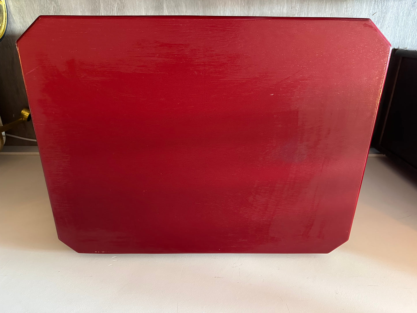 Bordeaux rood kastje jaren 70