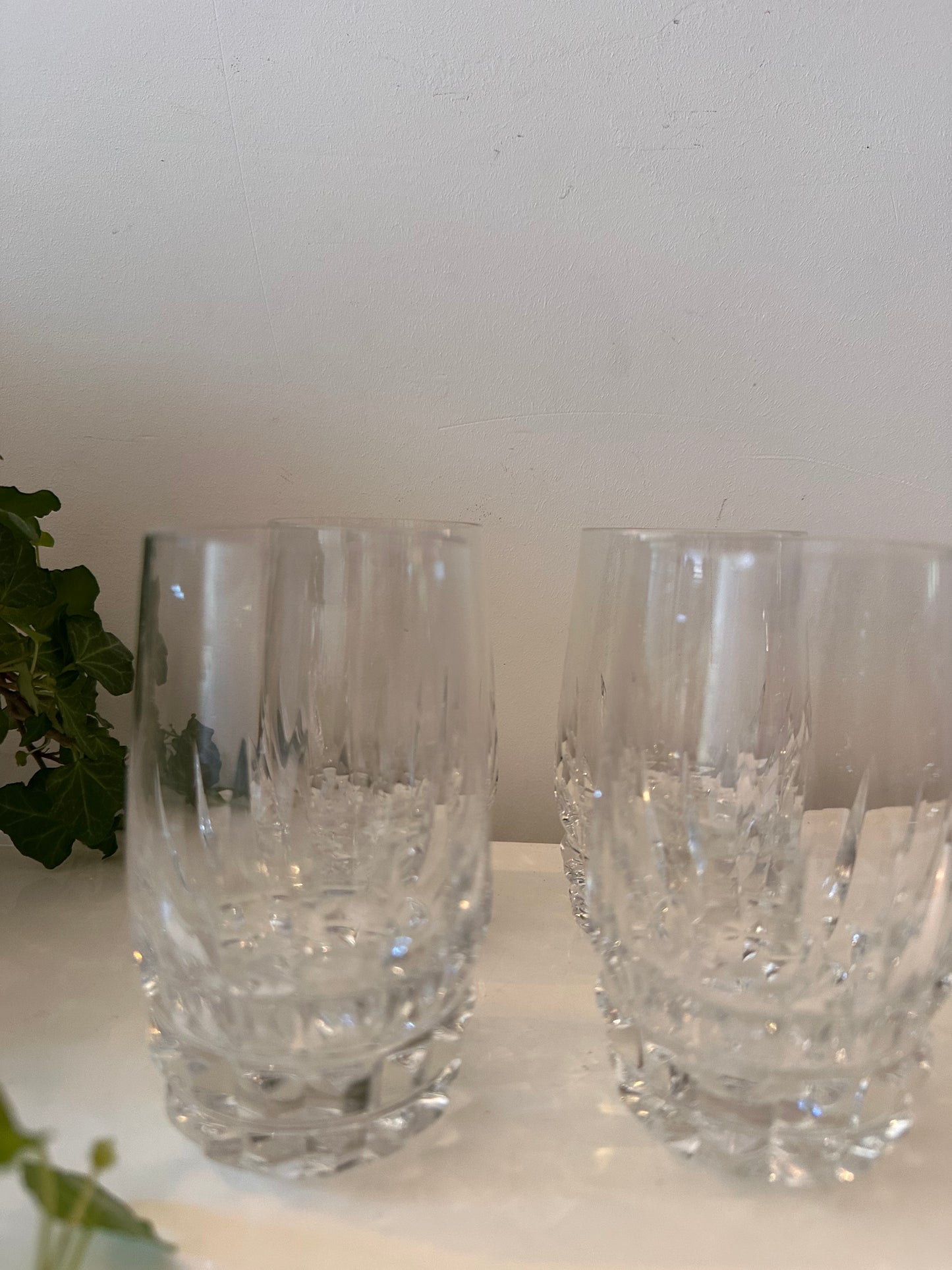 Set van 4 Kristallen glazen