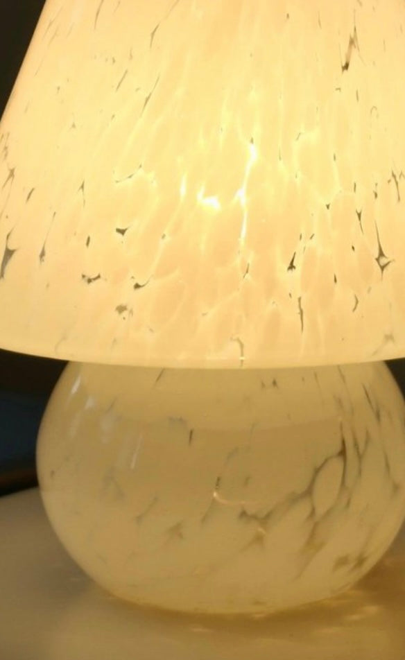 Mushroom Murano glazen lamp vintage italiaans design