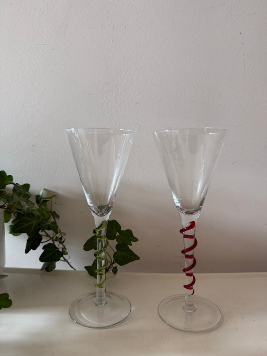 Set van 2 champagne flutes