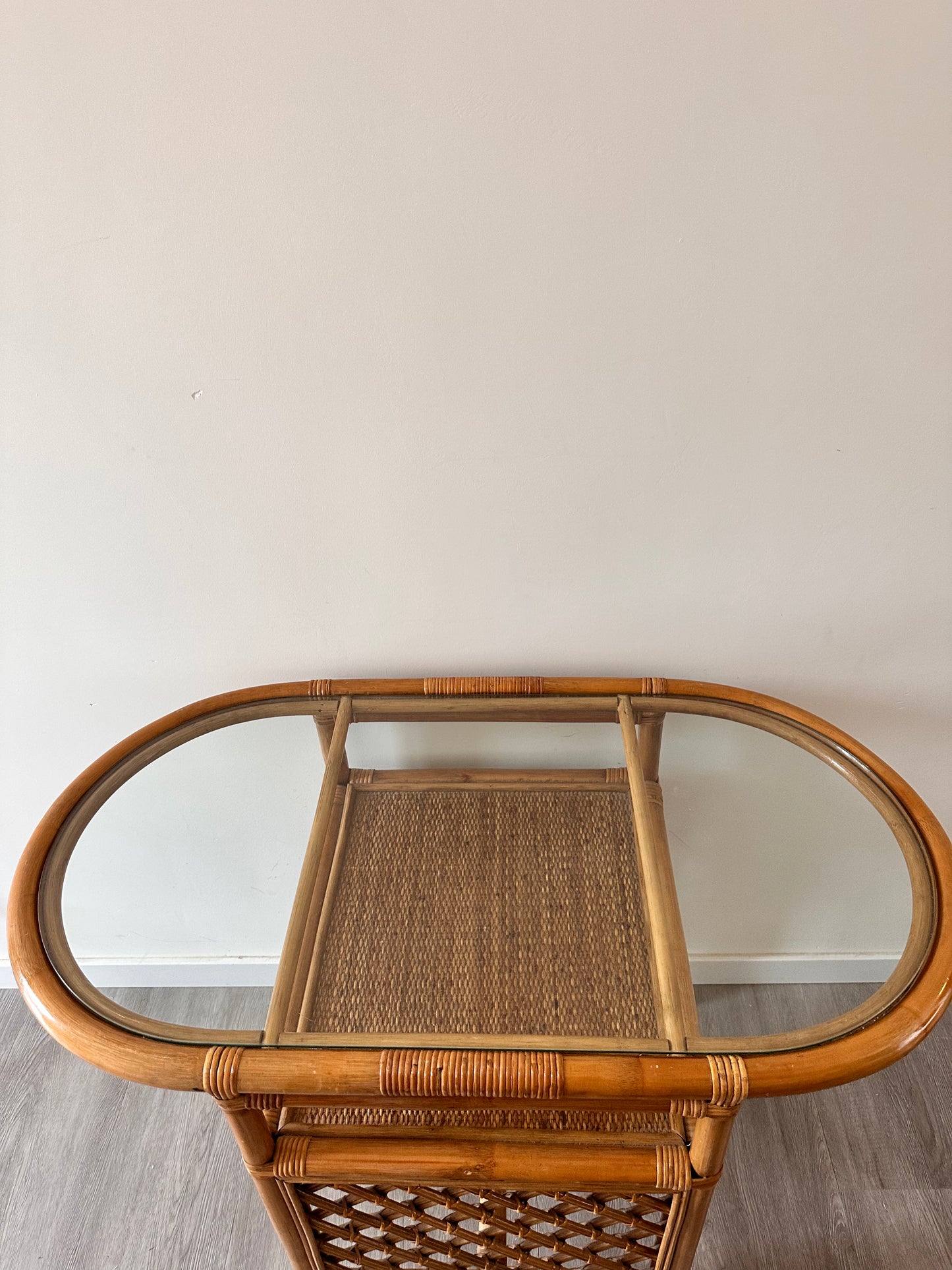 Rotan bijzettafel sidetable