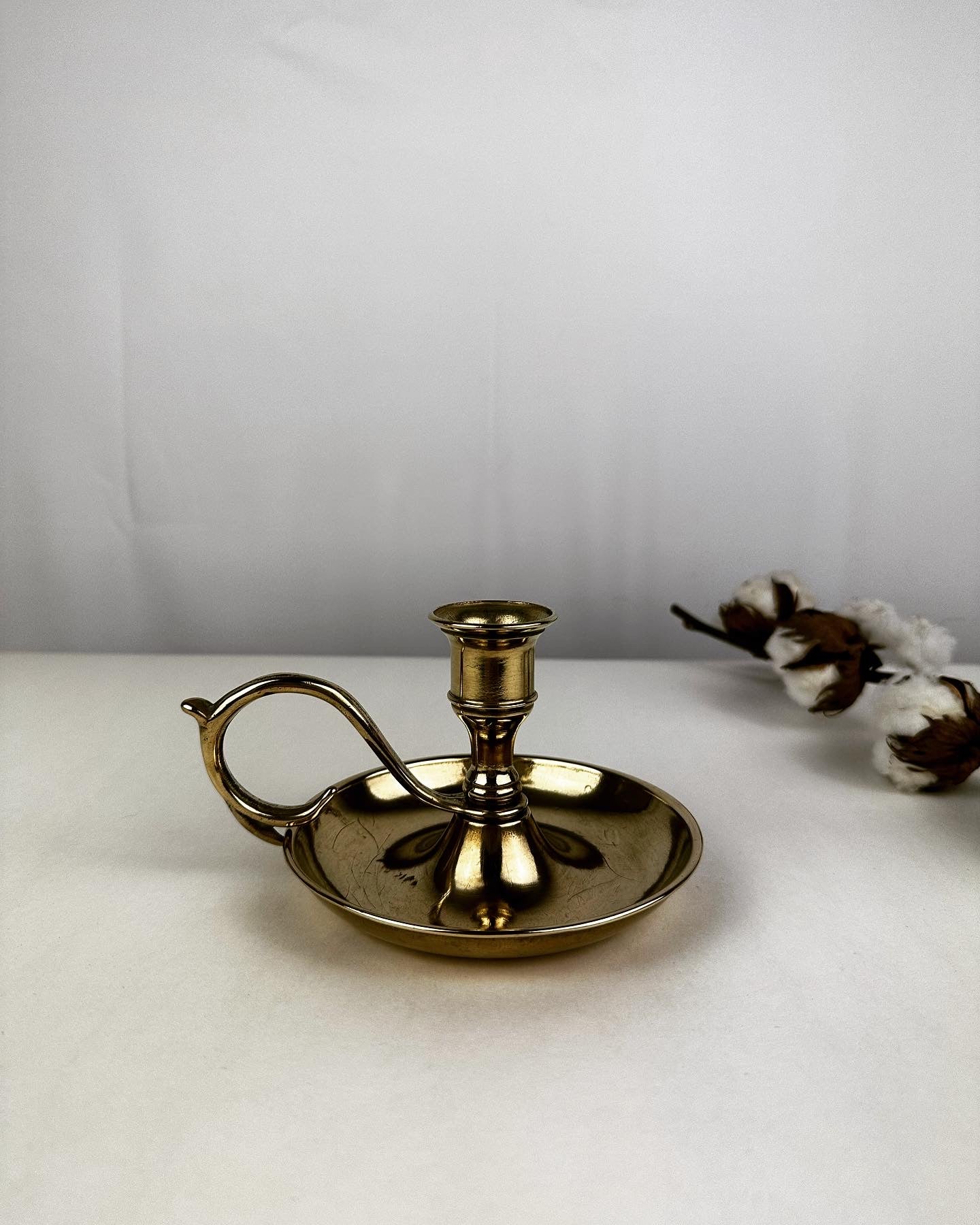 Messing vintage kandelaar