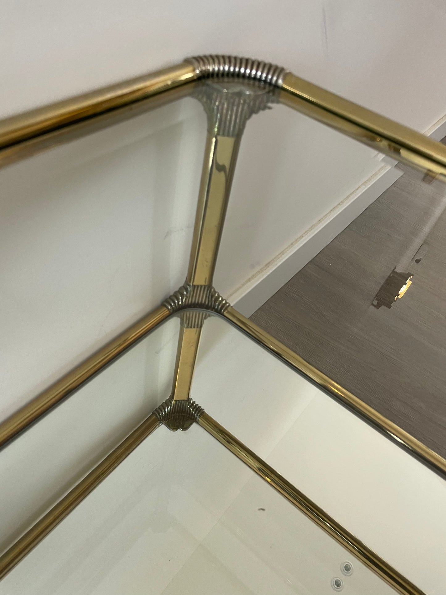 Messing Bijzettafel Salontafel