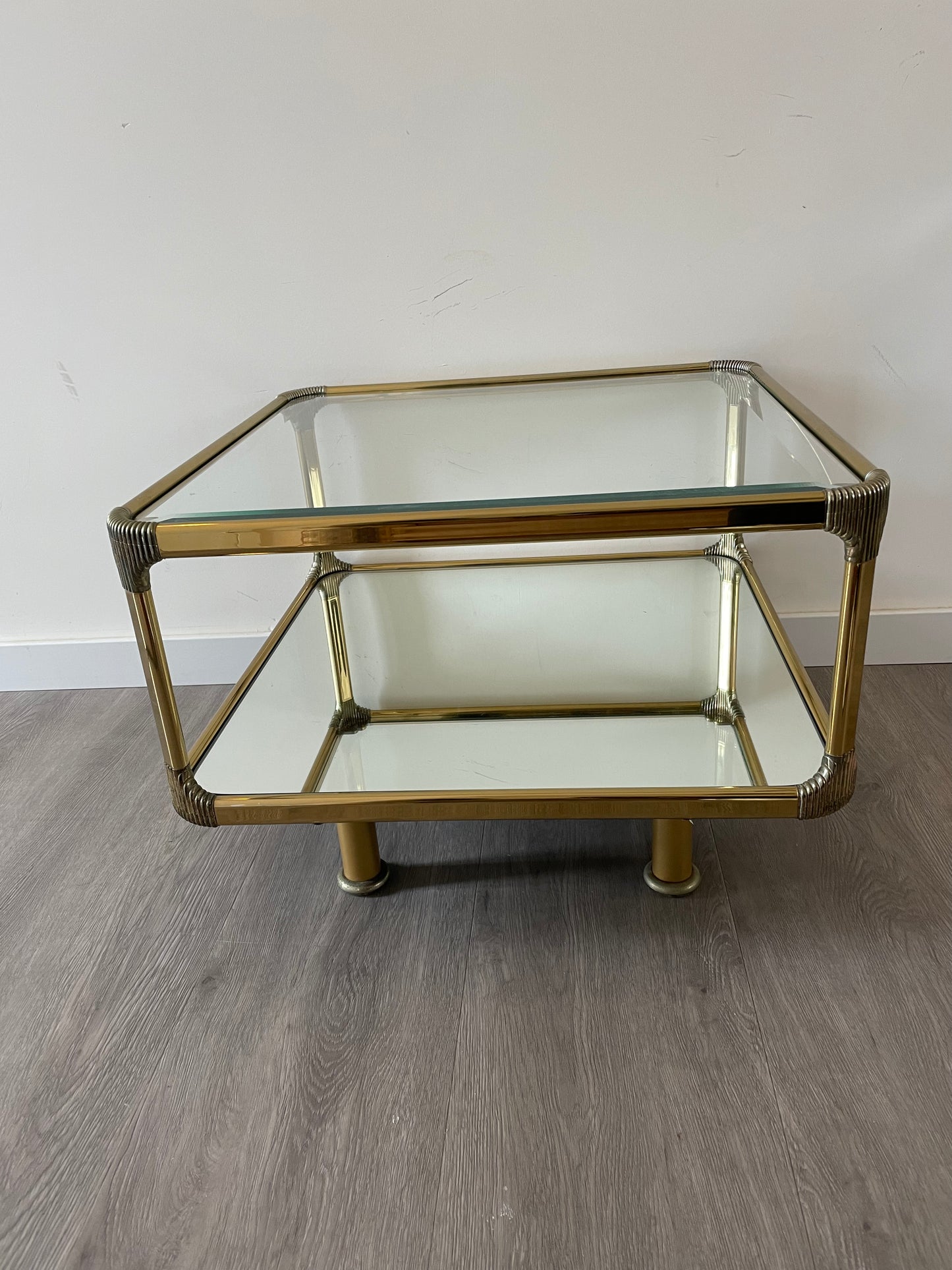 Messing Bijzettafel Salontafel