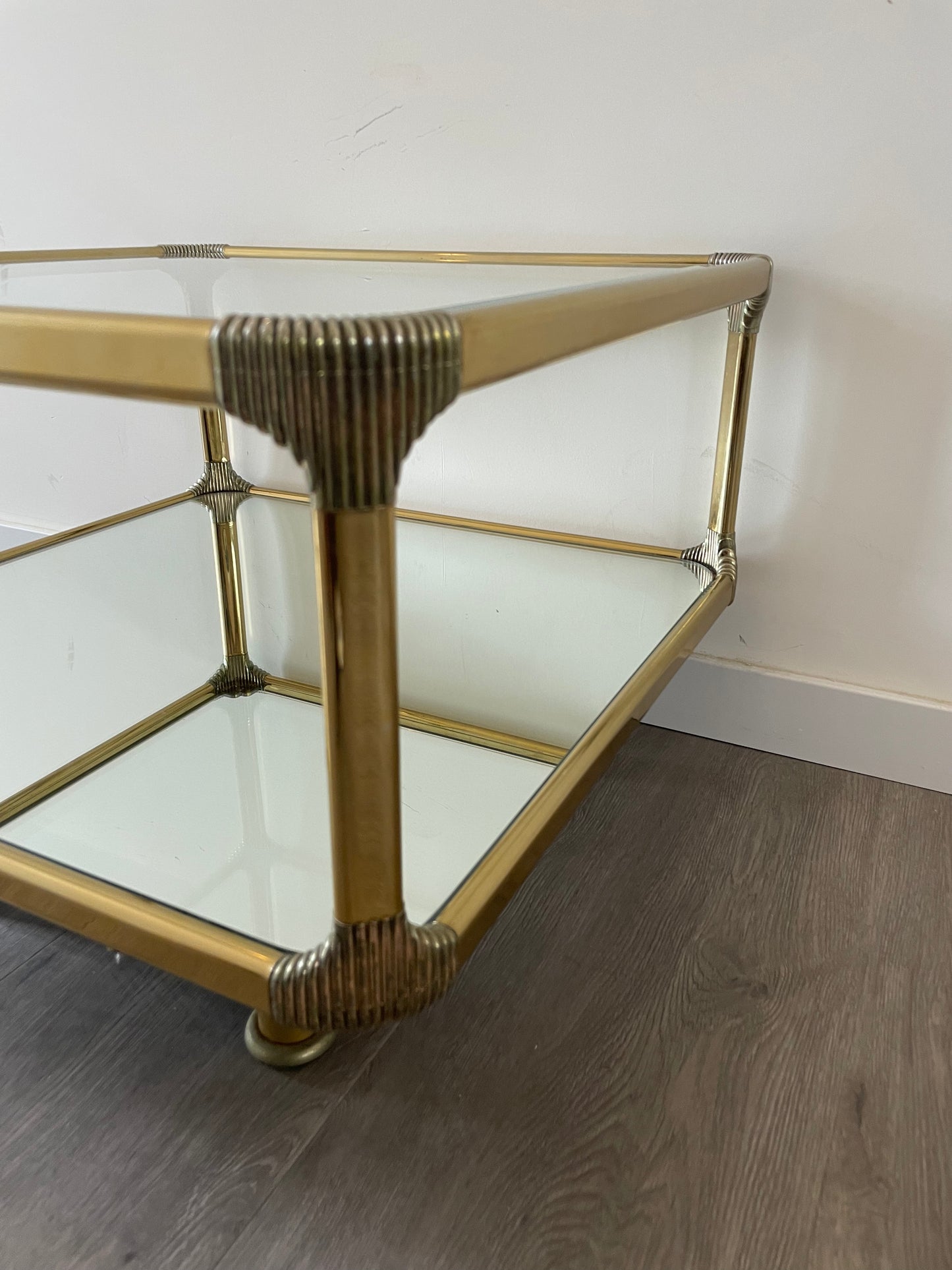 Messing Bijzettafel Salontafel