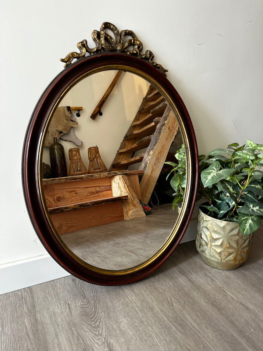 Vintage ovale spiegel