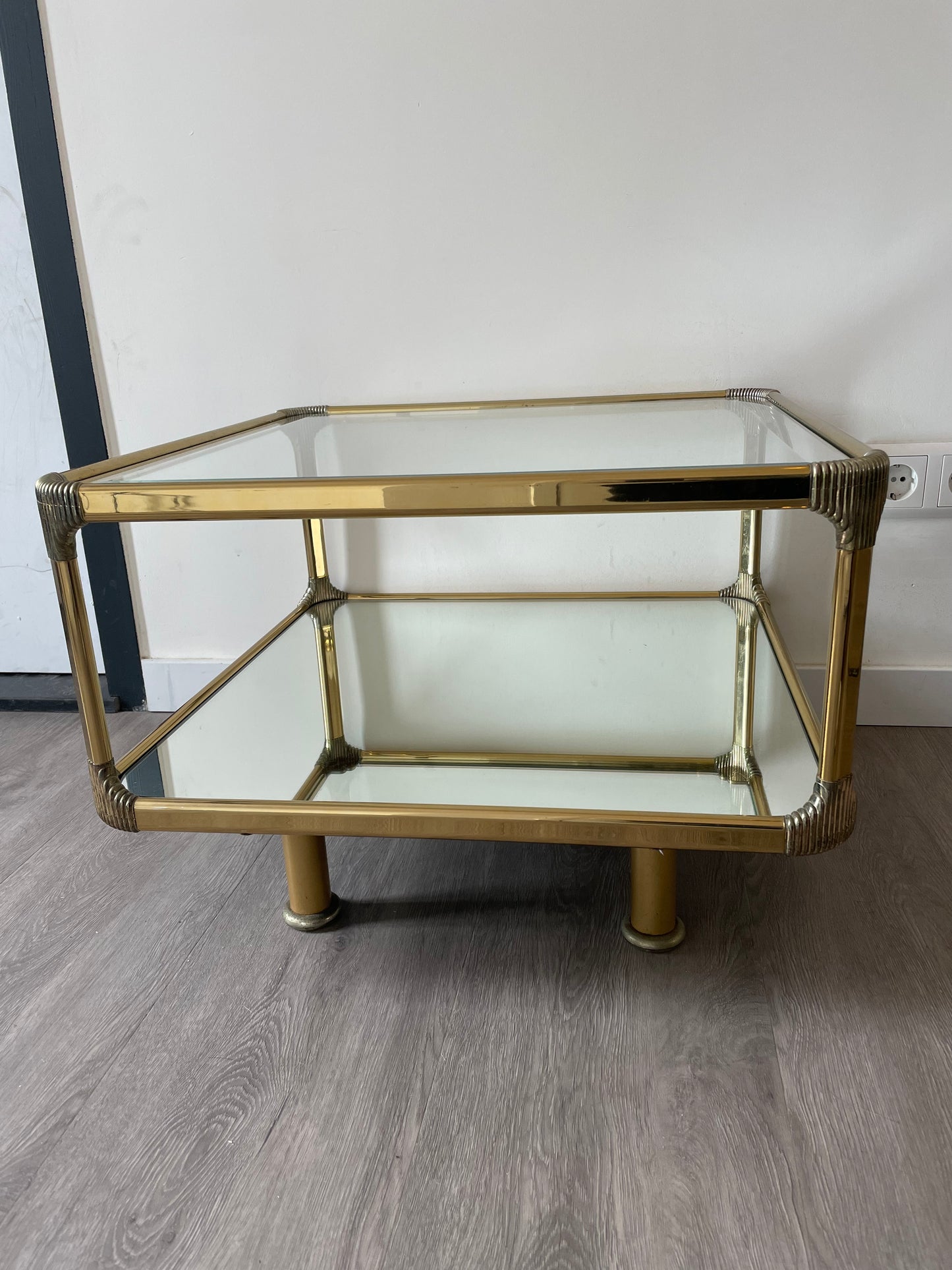 Messing Bijzettafel Salontafel