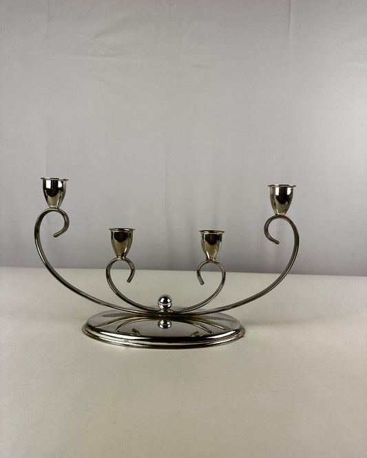 Vintage Silverplated kandelaar