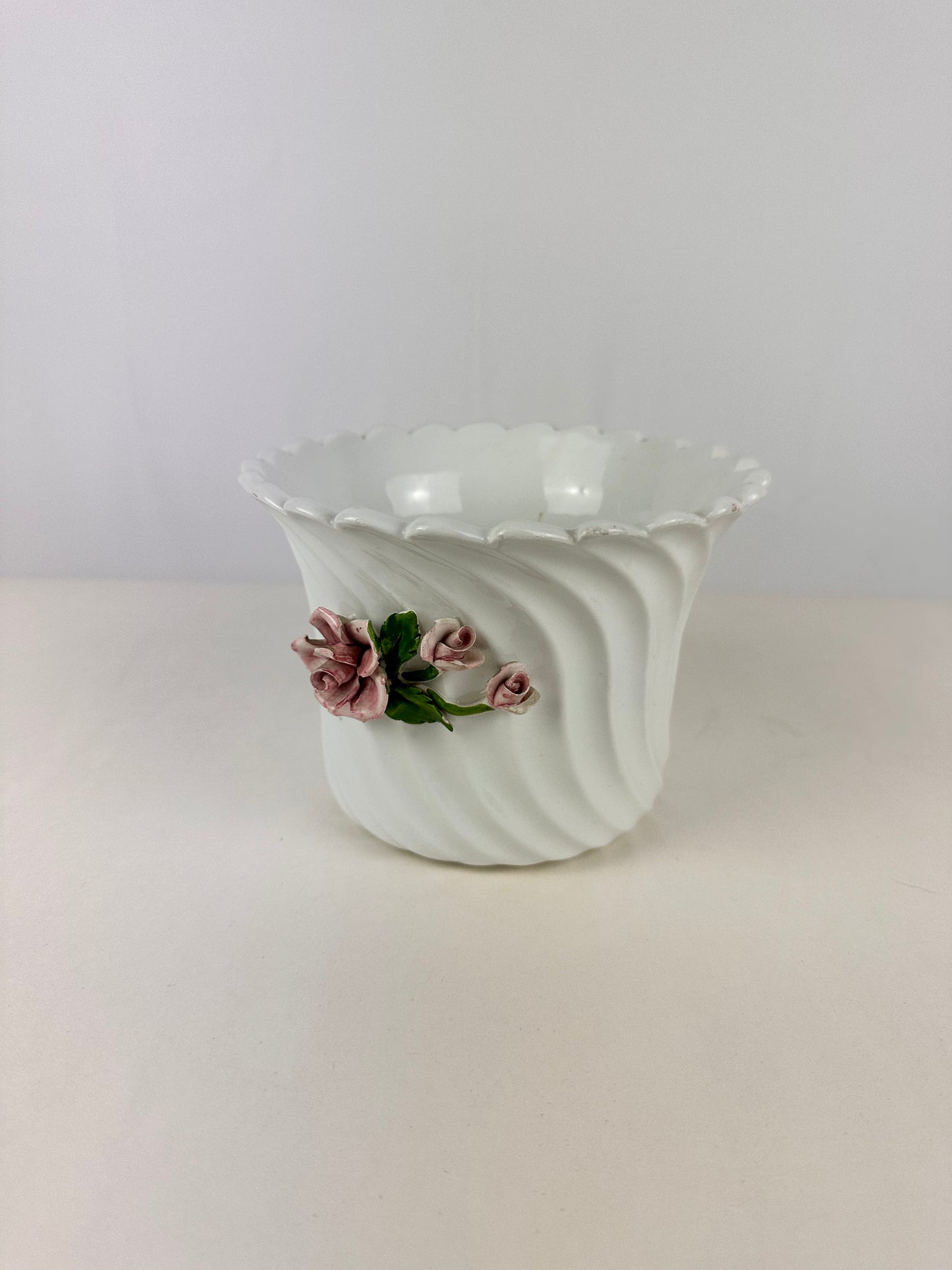 Vintage kitsch bloempot