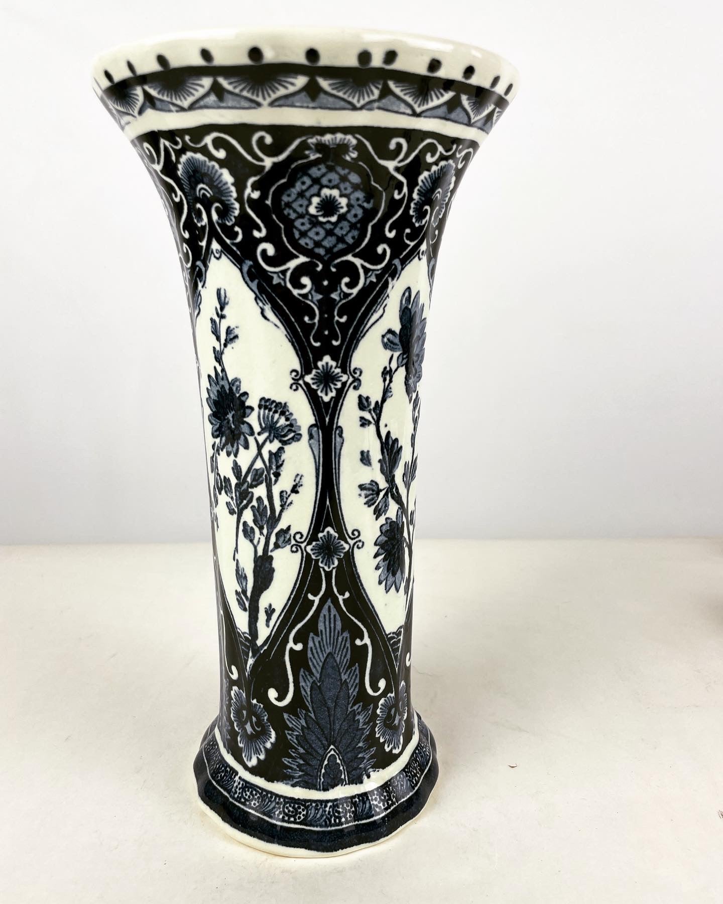 Delfts blauwe trompetvaas