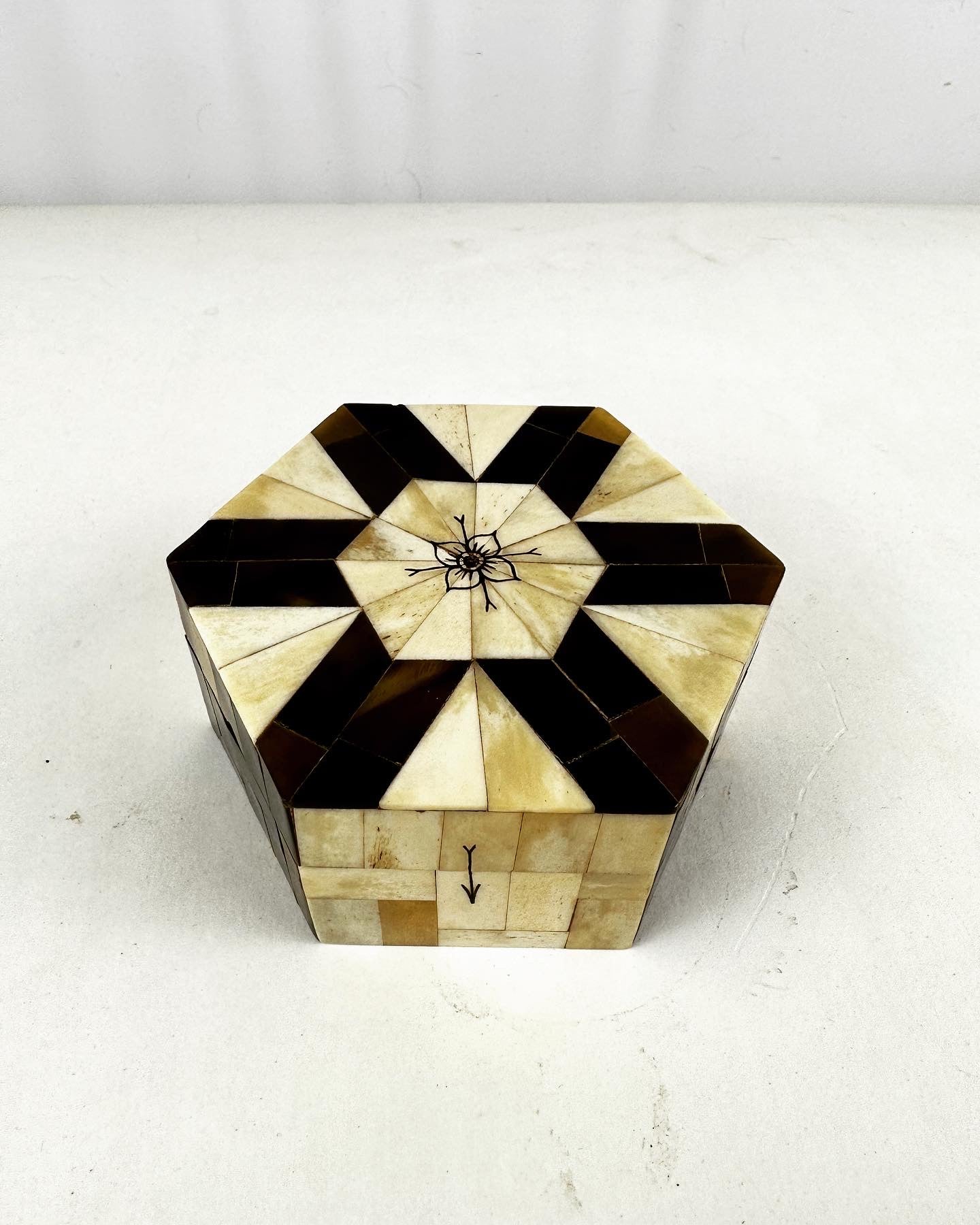 Doosje vintage parelmoerachtig