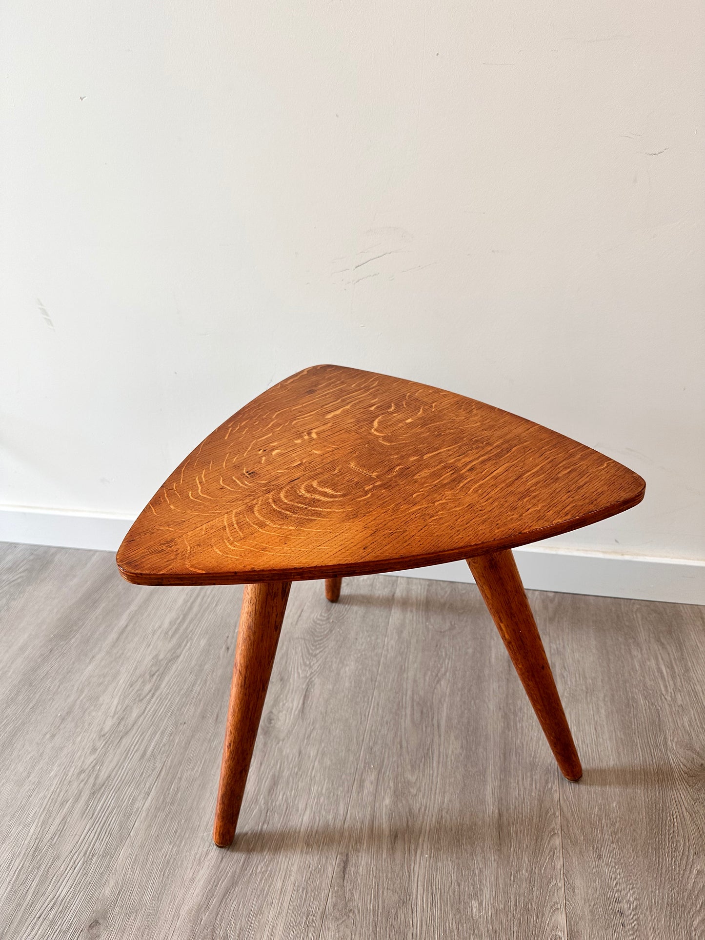 Plantentafeltje hout vintage