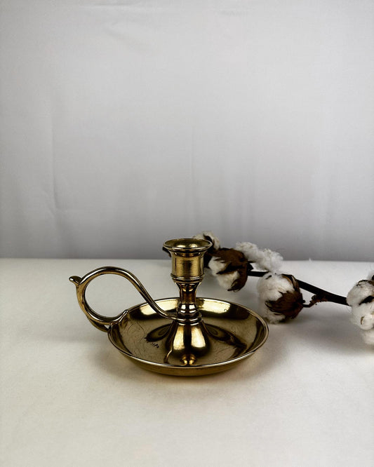 Messing vintage kandelaar