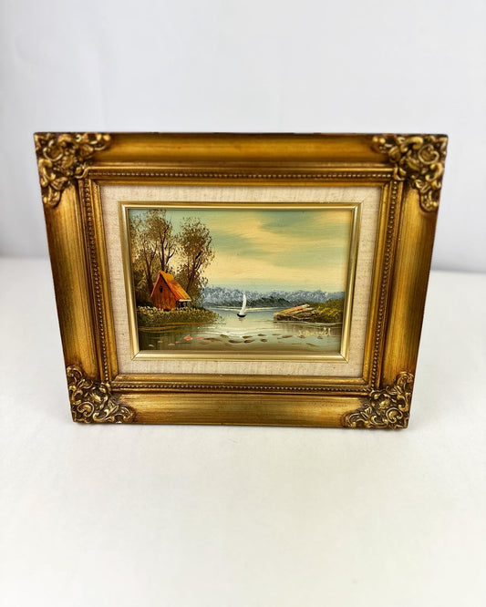 Vintage schilderijtje