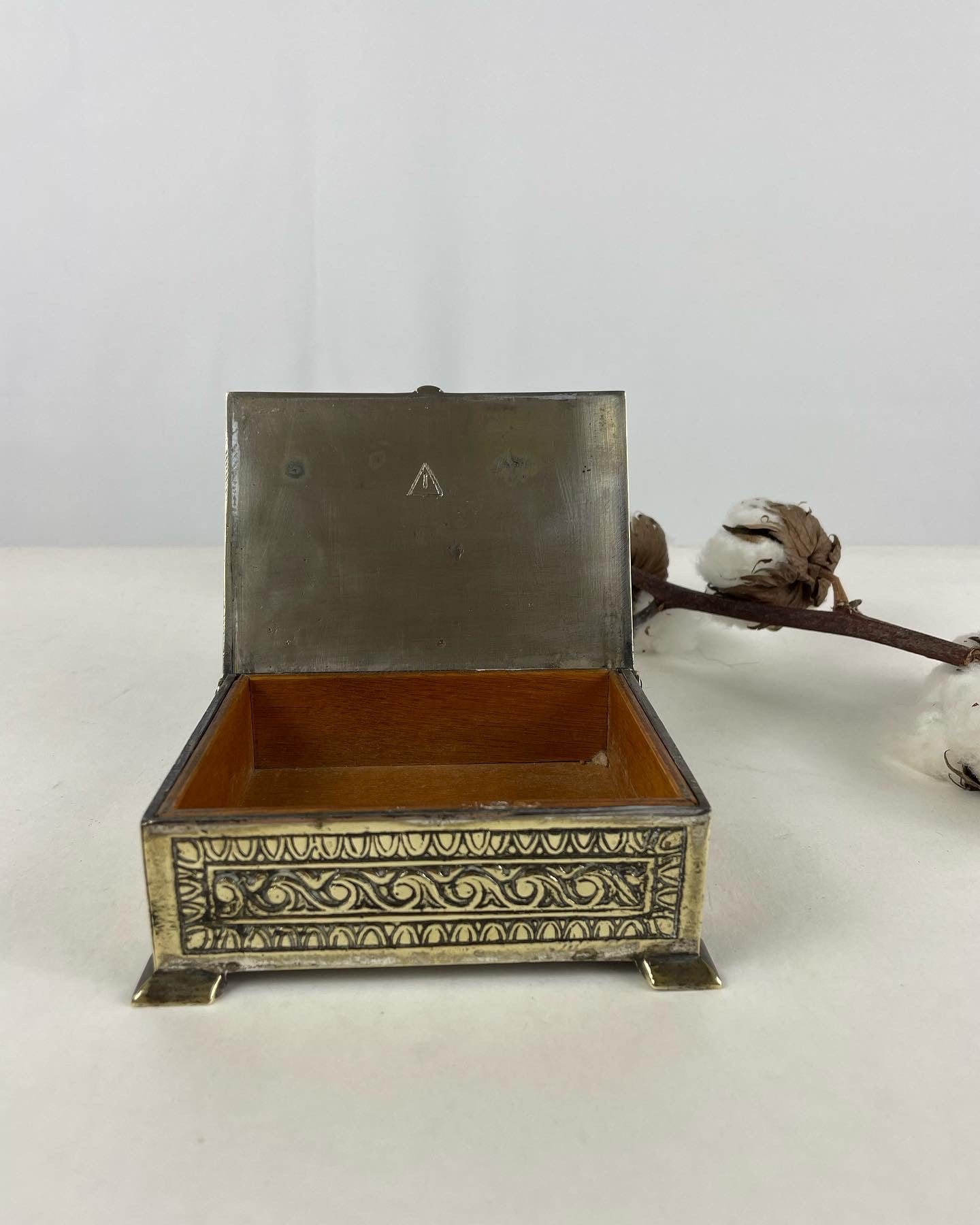 Silverplated doosje vintage