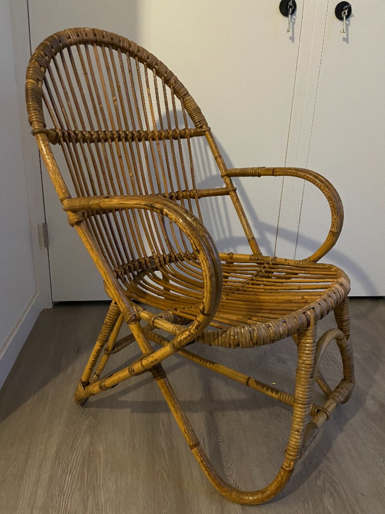 Stoel - Rotan - Vintage